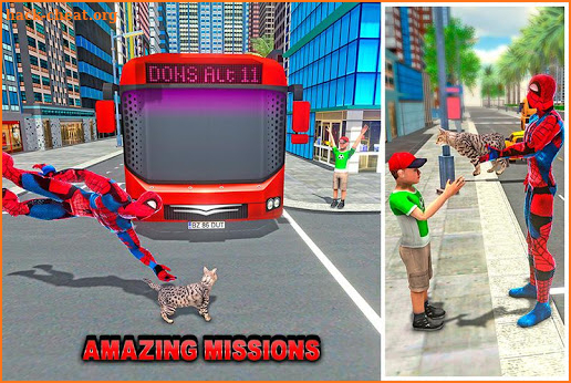 Flying Spider Rescue Hero screenshot