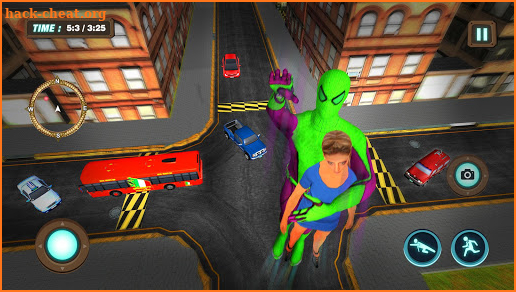 Flying Spider Rescue Hero Mission City screenshot
