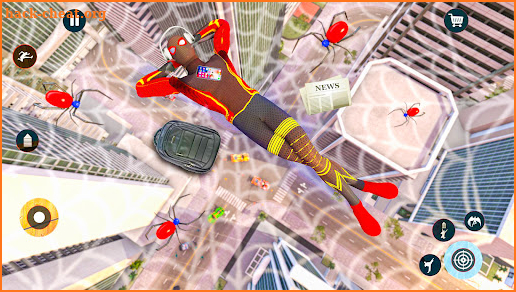 Flying Spider Rope Hero screenshot