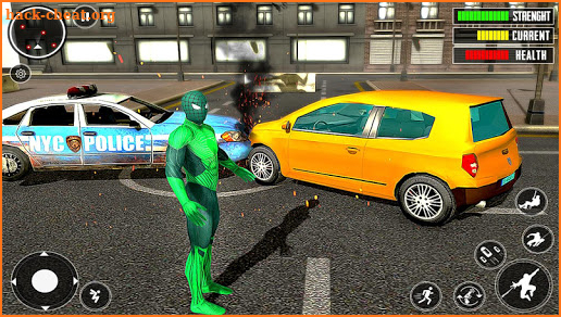 Flying Spider Rope Hero - Crime City Rescue Game screenshot