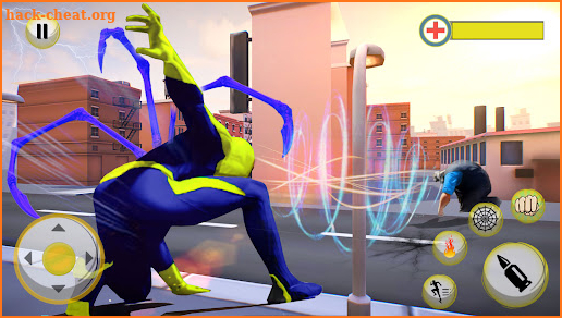 Flying Spider Rope Hero Fight screenshot