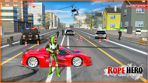 Flying Spider Rope Hero Games screenshot