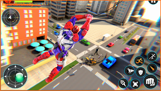 Flying spider rope hero: gangster city screenshot