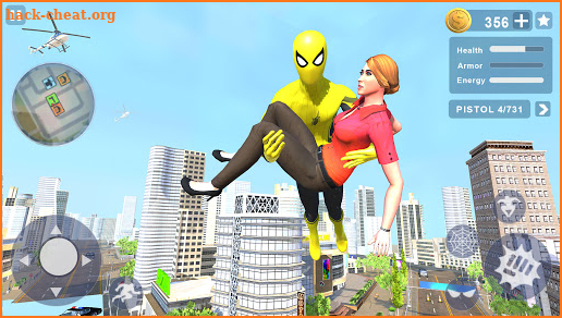 Flying Spider Rope Hero - Gangster Crime City screenshot