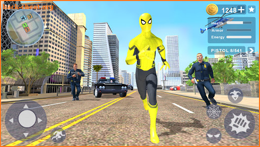 Flying Spider Rope Hero - Gangster Crime City screenshot