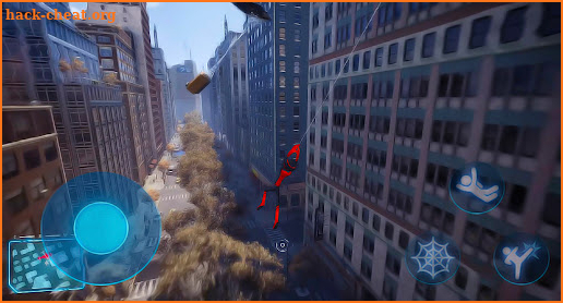 Flying Spider Stickman Hero screenshot