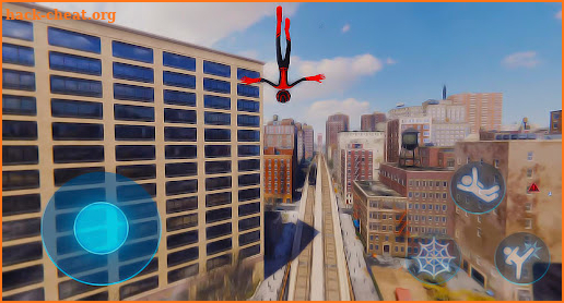 Flying Spider Stickman Hero screenshot