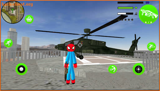 Flying-Spider StickMan Rope Hero Strange Gangster screenshot