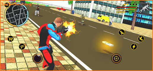 Flying Spider Super Hero - Vegas Crime City Battle screenshot