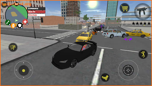 Flying Stickman Super Rope Hero Gangstar mafia screenshot