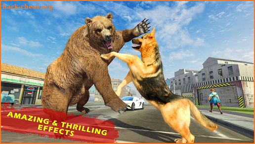 Flying Super Dog Hero City Animal Rescue screenshot