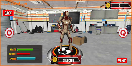 flying Super Iron Hero : Warrior of Crime City screenshot
