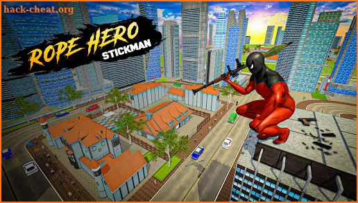 Flying Super Rope Hero 3D - Miami Crime Fighting screenshot