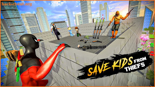 Flying Super Rope Hero 3D - Miami Crime Fighting screenshot