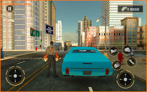 Flying Superhero Miami City screenshot