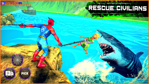Flying Superhero Rescue Battle screenshot