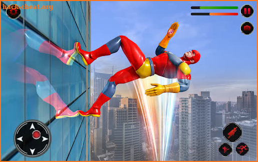 Flying Superhero Rescue Games- Spider Rope Hero screenshot
