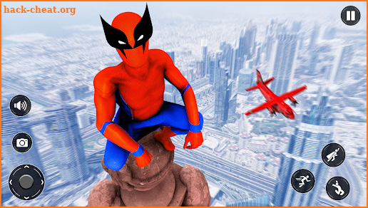 Flying Superhero Robot Hero screenshot