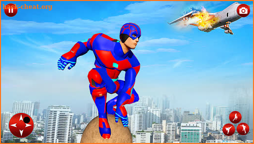 Flying Superhero Robot Speed Hero screenshot