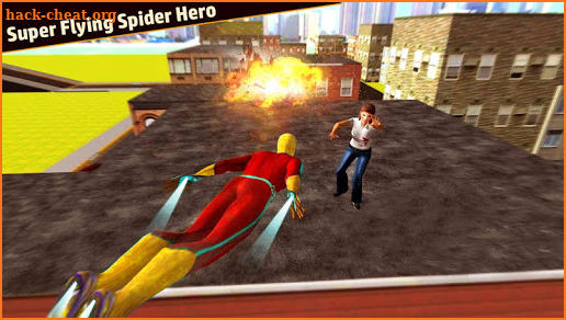 Flying Superhero Spider Iron hero Rope Adventure screenshot