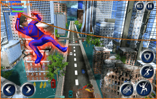 Flying Superhero War -  Grand City Rescue Games screenshot