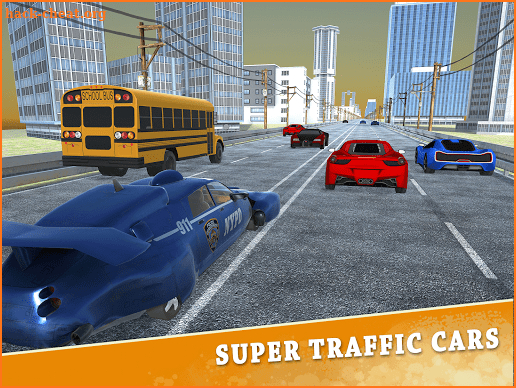 Flying Taxi and Police Car Games screenshot