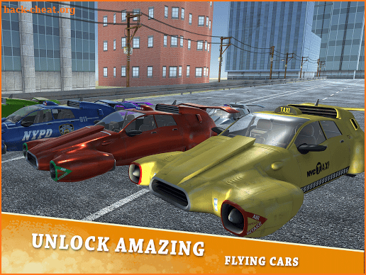 Flying Taxi and Police Car Games screenshot