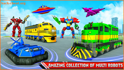 Flying Train Robot Car Limo screenshot