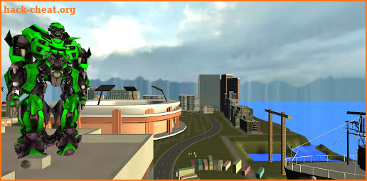 Flying Train Robot Transform screenshot