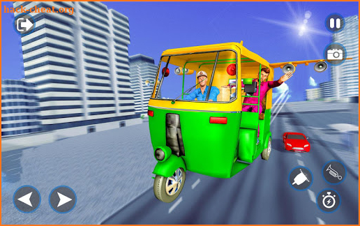Flying Tuk Tuk Simulator:City Transport Games screenshot
