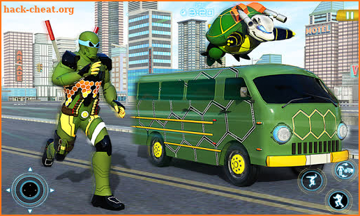 Flying Turtle Robot Car Transforming Robot Games screenshot