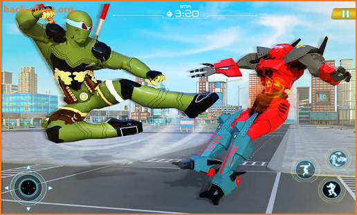 Flying Turtle Robot Car Transforming Robot Games screenshot