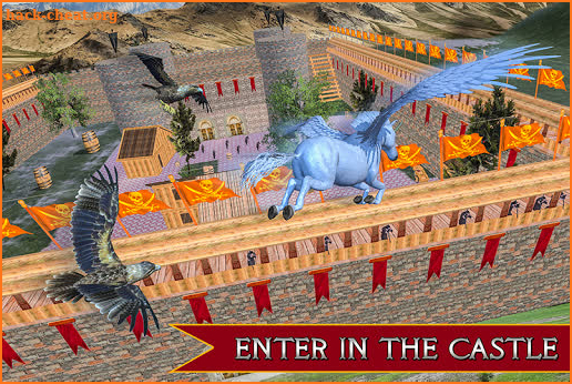Flying Unicorn Horse Family Jungle Survival screenshot