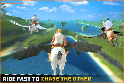 Flying Unicorn Racing: Free Horse Racing Games screenshot