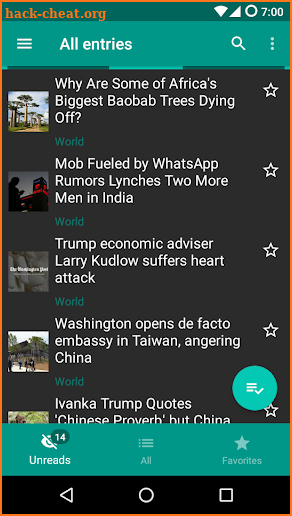 Flym News Reader screenshot