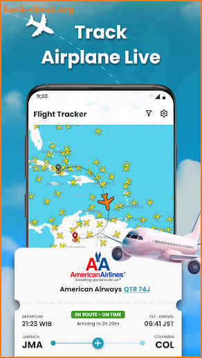 Flymat: Live Flight Tracker screenshot