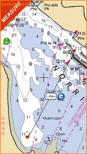 FlyToMap All in One GPS Charts Marine and Lakes screenshot