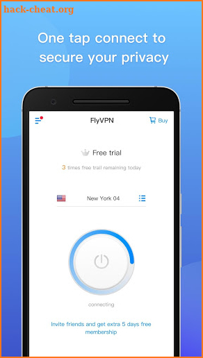 FlyVPN screenshot