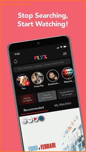 Flyx - Know What to Watch and Where To Watch screenshot