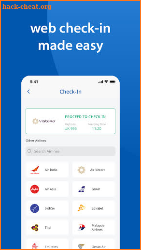 Flyzy: Web Check-in & Rewards screenshot
