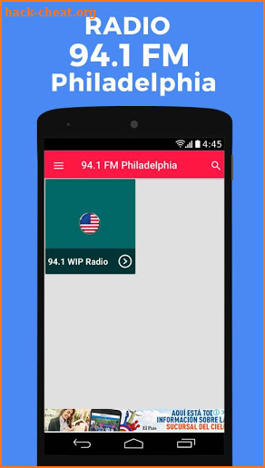 FM 94.1 Radio Philadelphia Station Free Radio App screenshot