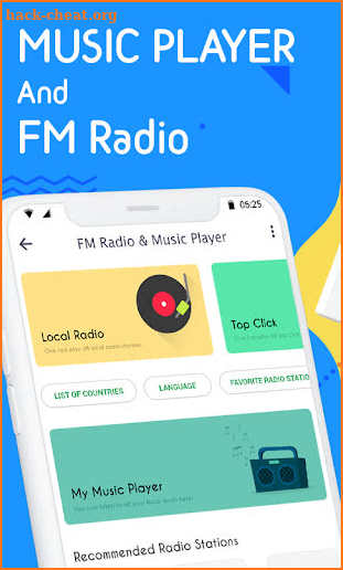 FM Radio & Music Player : World Radio FM screenshot