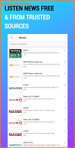 FM Radio: Fm, Am, Radio, Simple Radio, Free Radio screenshot