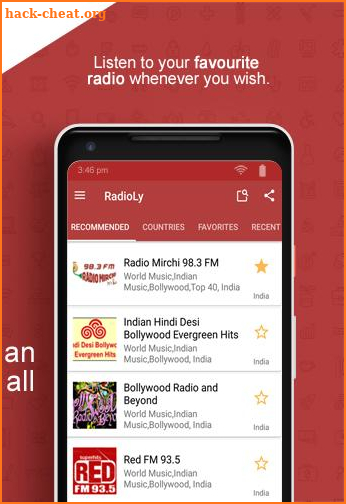 FM Radio: Live Radio, AM / FM Simple Radio App screenshot