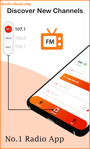 FM Radio, Radio tuner, Internet radio stations screenshot
