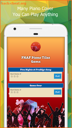 FNAF Piano Tap Tiles Game screenshot