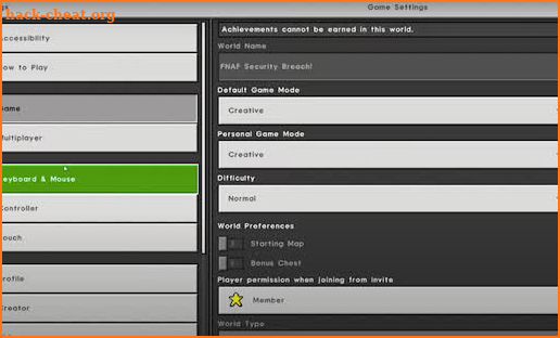 fnaf security breach minecraft screenshot