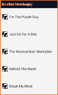 FNAF Songs 1 2 3 4 5 6 & Lyrics FULL screenshot