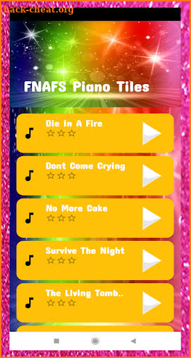 Fnafs Piano Tiles screenshot