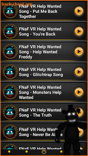 FNaFVR Help Wanted Song Ringtones screenshot